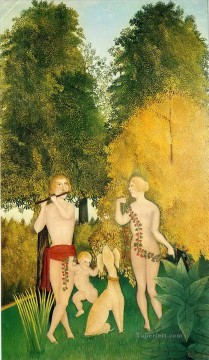 アンリ・ルソー Painting - 幸せな四重奏団 1902年 アンリ・ルソー ポスト印象派 素朴原始主義